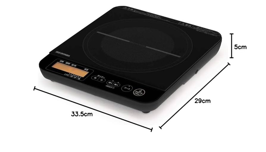 Amazon.co.jp: Iris Ohyama IHCT71B IH Cooking Heater, 1 Gang